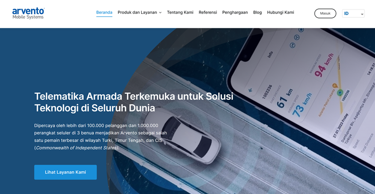 Arvento Website