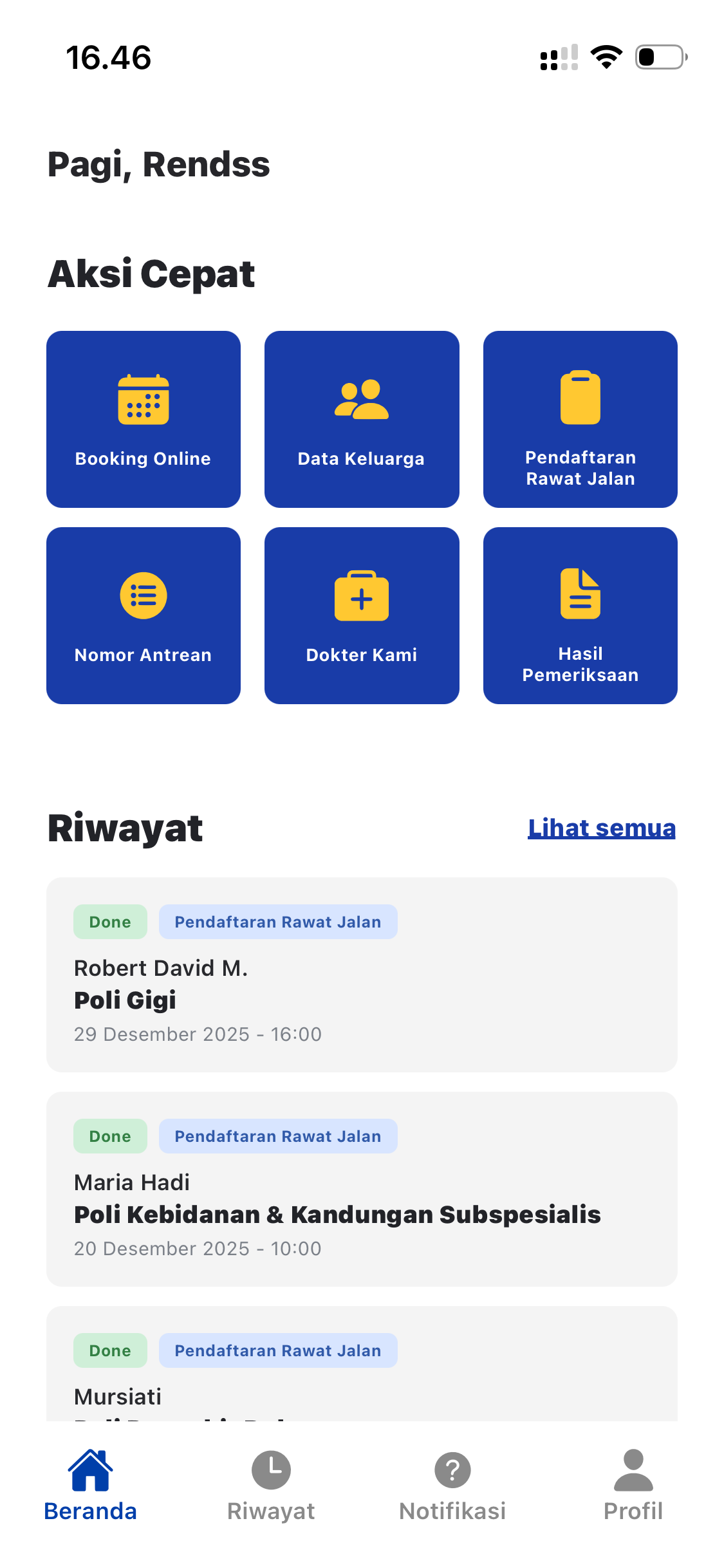 RS PKU Muhammadiyah Mobile App